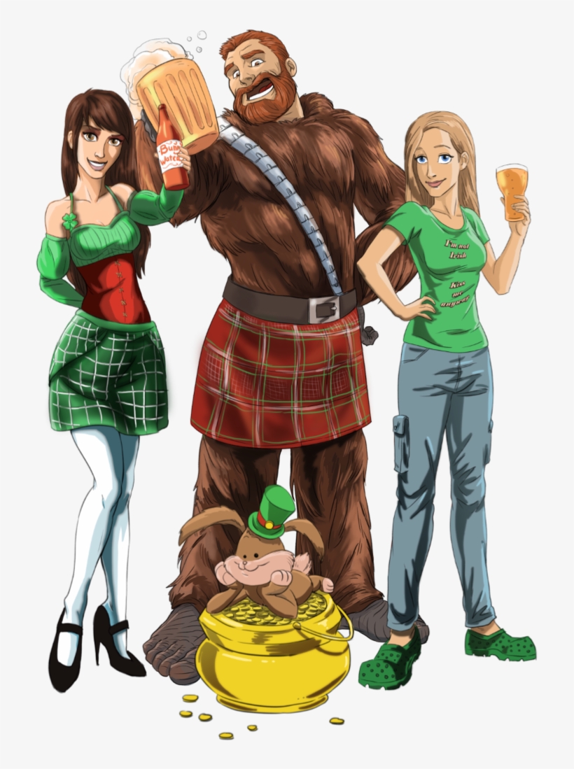 Alissa Bunny Wookiee Stuffed Toy St Patrick's Day - Aprovechado El, transparent png