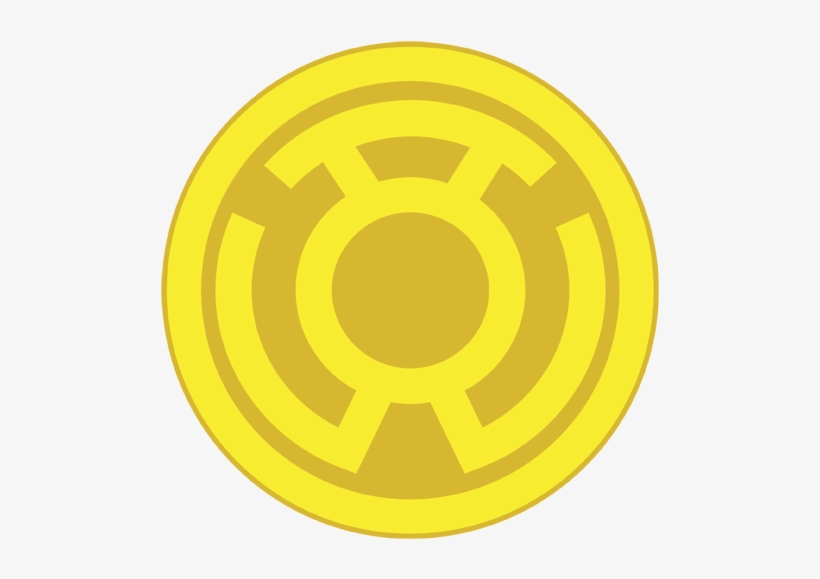 Green Lantern Yellow Symbol Men's Long Sleeve Tshirt Yellow Lantern