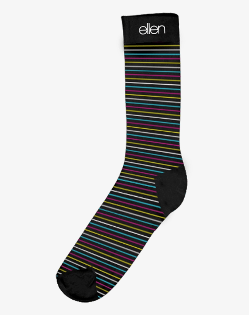 Black Stripe Socks - Sock, transparent png