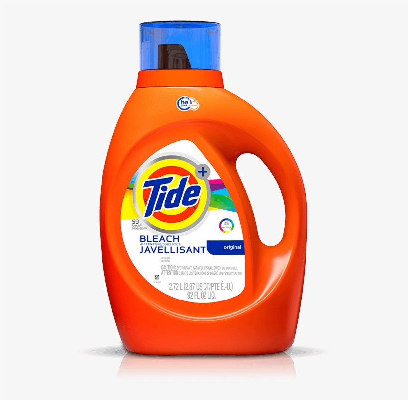 Tide Plus Bleach Alternative He Turbo Clean Liquid - Tide Febreze Botanical Rain, transparent png