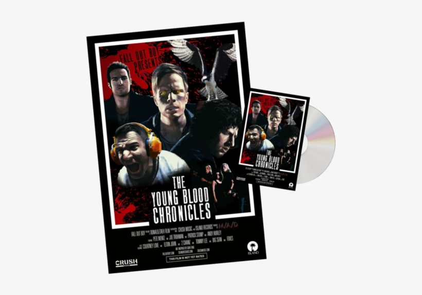 Fall Out Boy, Paramore Announce Monumentour - Fall Out Boy Youngblood Chronicles Poster, transparent png