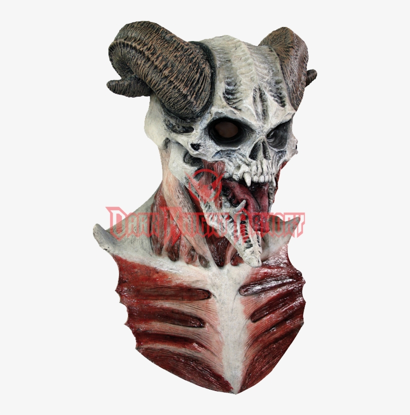 Devil Skull Mask - Devil Skull Halloween Mask, transparent png