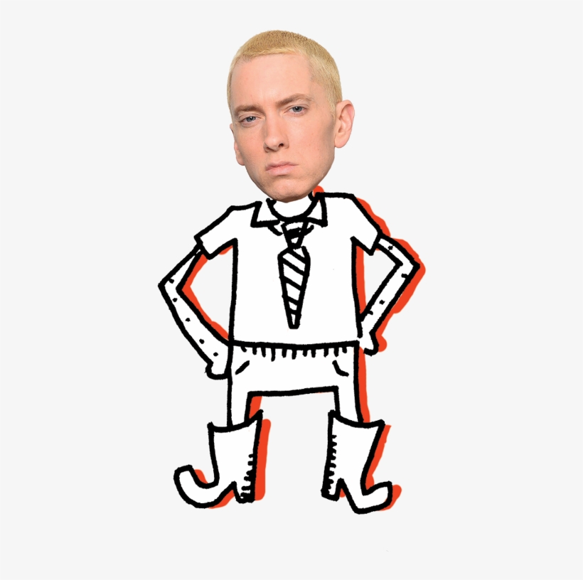 Png Artistas Eminem - Angry Eminem Mask By Rapmasks - 12" X 9" Waterproof, transparent png