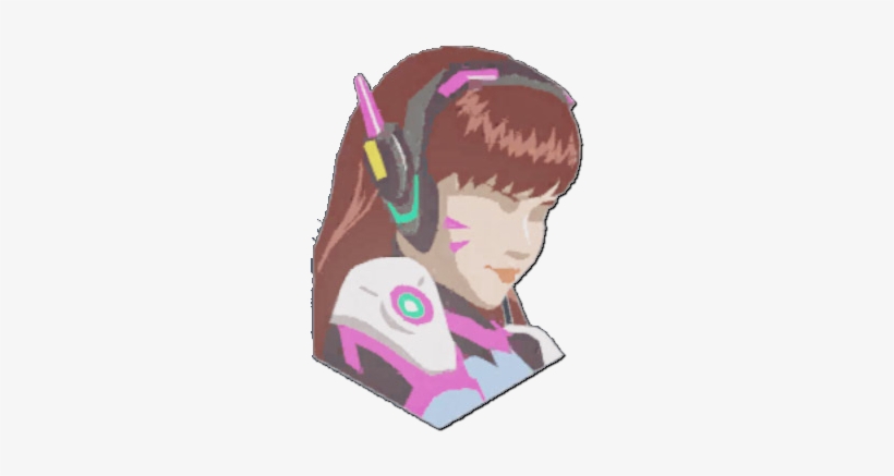 Hana - D Va Overwatch Sprays, transparent png