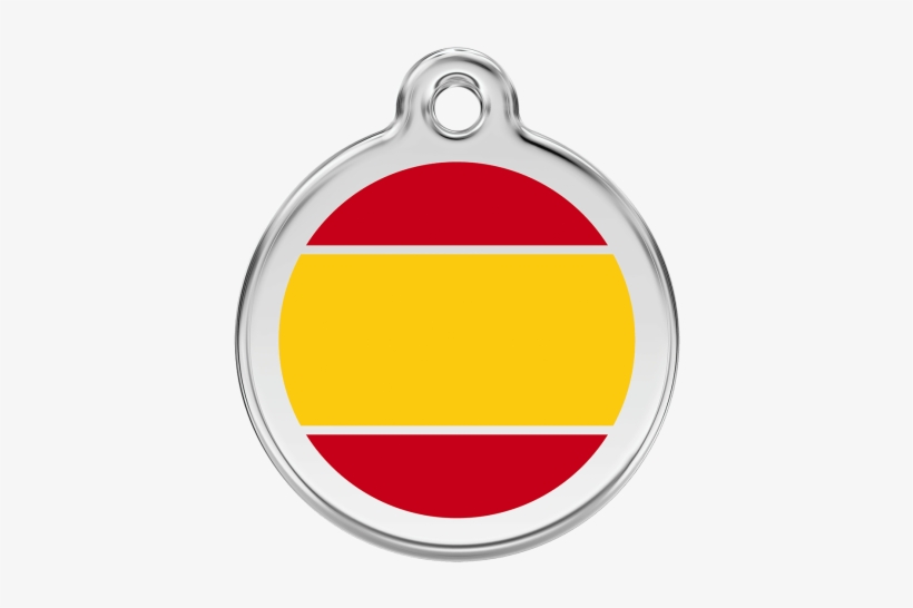 Red Dingo Spanish Flag Enamel Pet Id Tag - Red Dingo Tribal Heart Pet Id Tag - Orange, transparent png