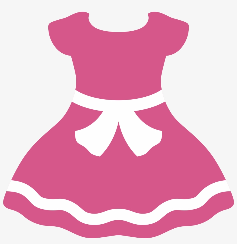 Open - Dress Emoji Transparent, transparent png