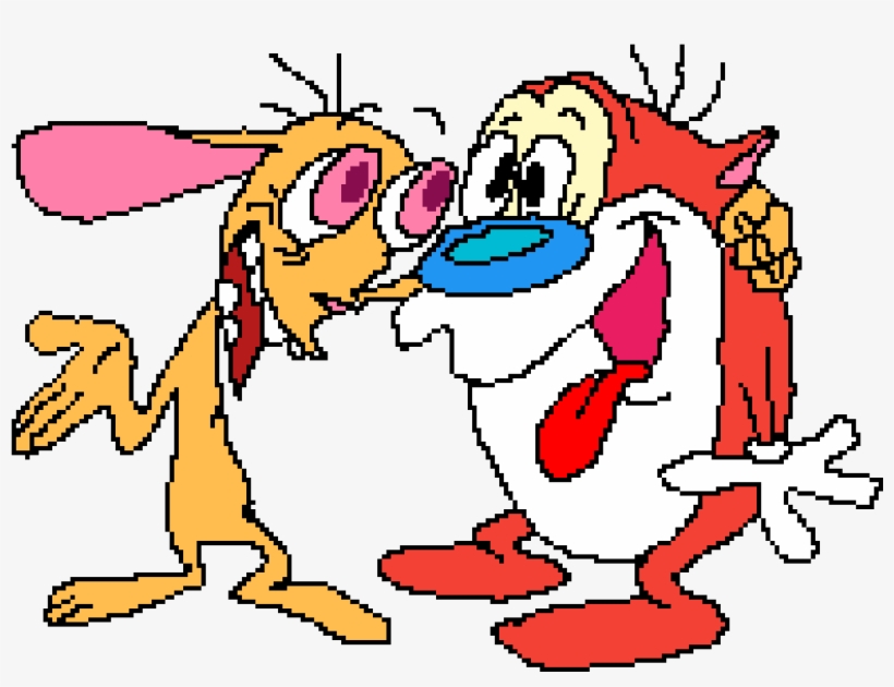 Ren And Stimpy - Ren And Stimpy Sticker, transparent png