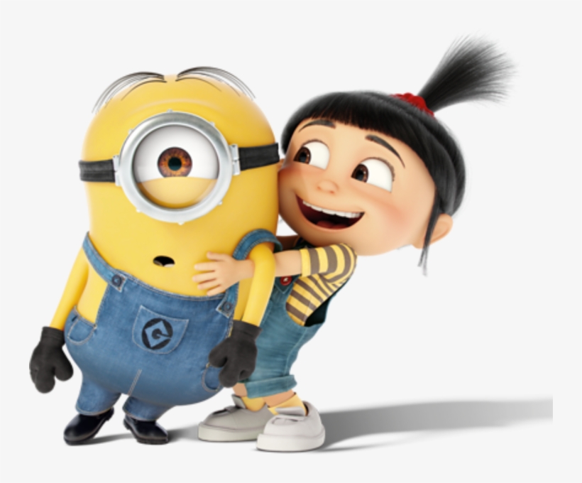 Share This Image - Despicable Me Agnes And Minion, transparent png