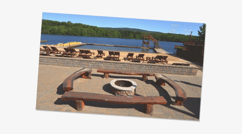 Camp Improv Utopia East Camp Log Firepit - River, transparent png
