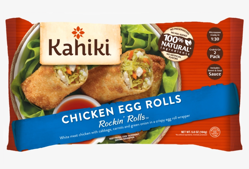 Kahiki Chicken Egg Rolls Rockin' Rolls, 2 Egg Rolls, - Kahiki Toasted Sesame Chicken Yum Yum Stix, 3-pack, transparent png