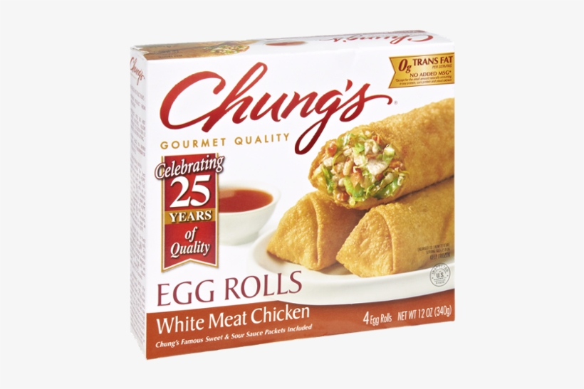 Chungs Egg Rolls, Spicy White Meat Chicken - 4 Pack,, transparent png