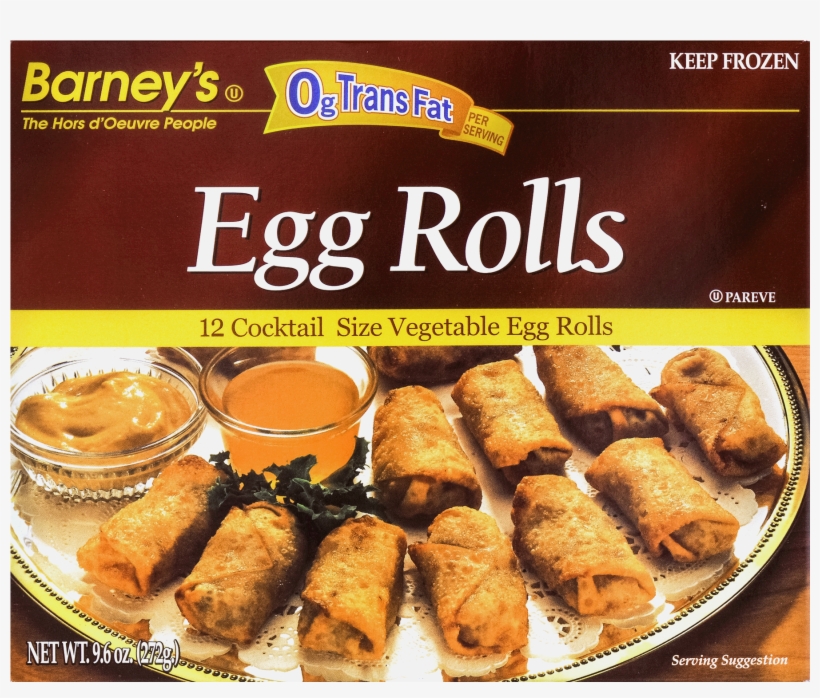 Barney's Cohens Egg Rolls - 9.6 Oz Box, transparent png