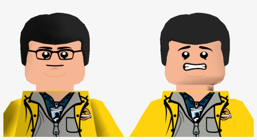 1 / - Lego Dennis Nedry, transparent png