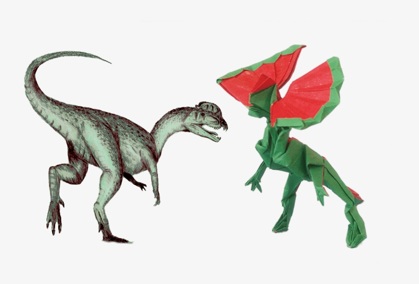 Dinossauro Dilofossauro, transparent png