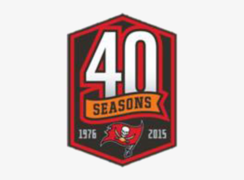 In Honor Of The 40th Anniversary Of Leadership Orlando - Tampa Bay Buccaneers Patches, transparent png