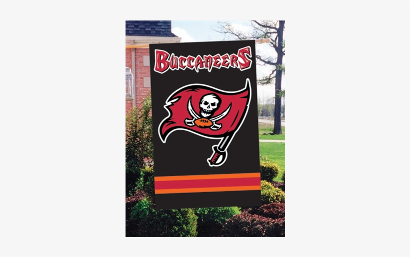 Tampa Bay Buccaneers Applique Banner Flag - Tampa Bay Buccaneers Nfl Applique Banner Flag (44x28), transparent png