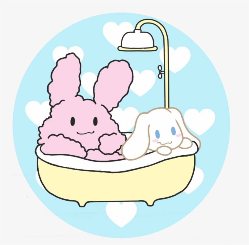 Cinnamoroll Bath Time - Speech, transparent png