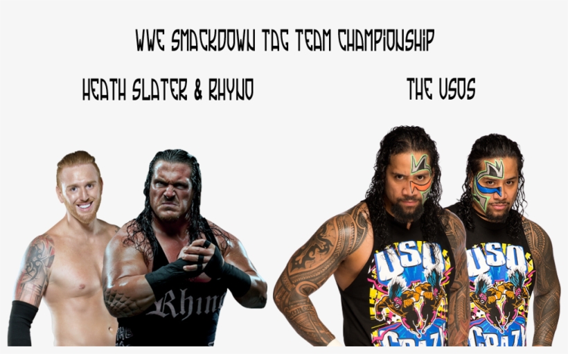 Heath Slater & Rhyno - Usos Wrestling, transparent png