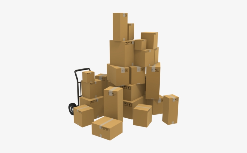 Ship, Shipping, Freight, Delivery - Big Pile Of Boxes Clipart, transparent png