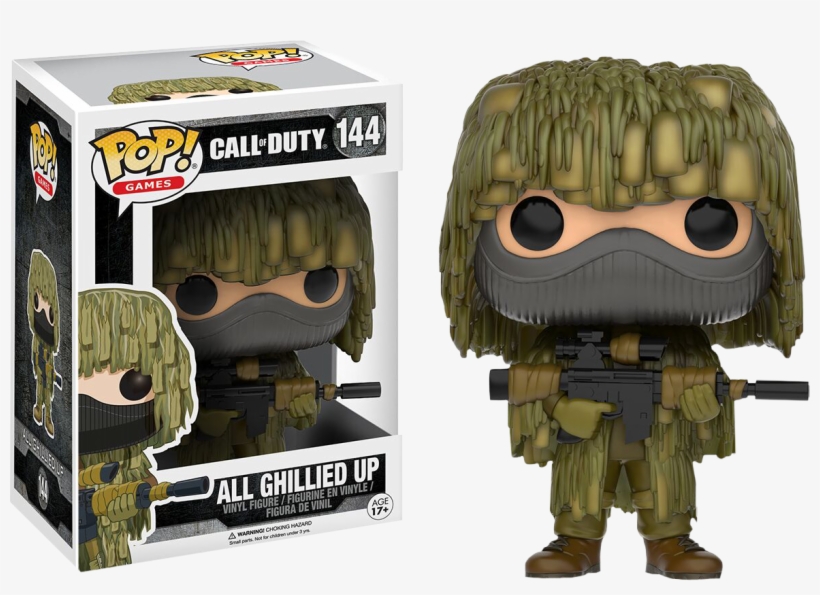 All Ghillied Up Pop Vinyl Figure - Funko Pop Call Of Duty, transparent png