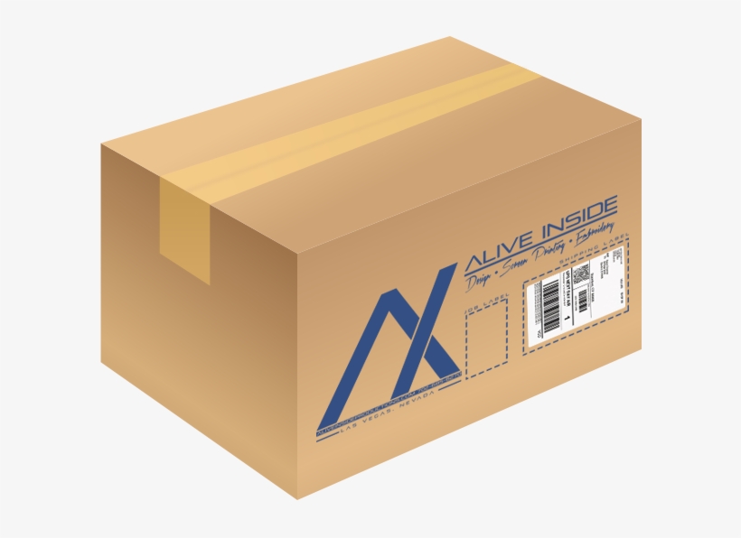 Alive Inside Shipping Box - Dexron, transparent png