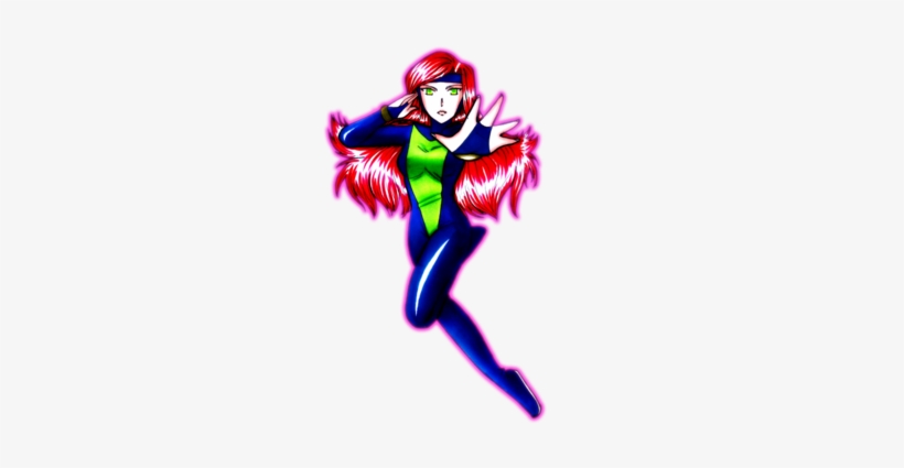 Xmen - Jean Grey - Cartoon, transparent png