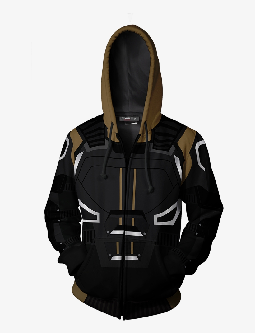Dark Phoenix - Red Zip Up Hoodie Goth, transparent png