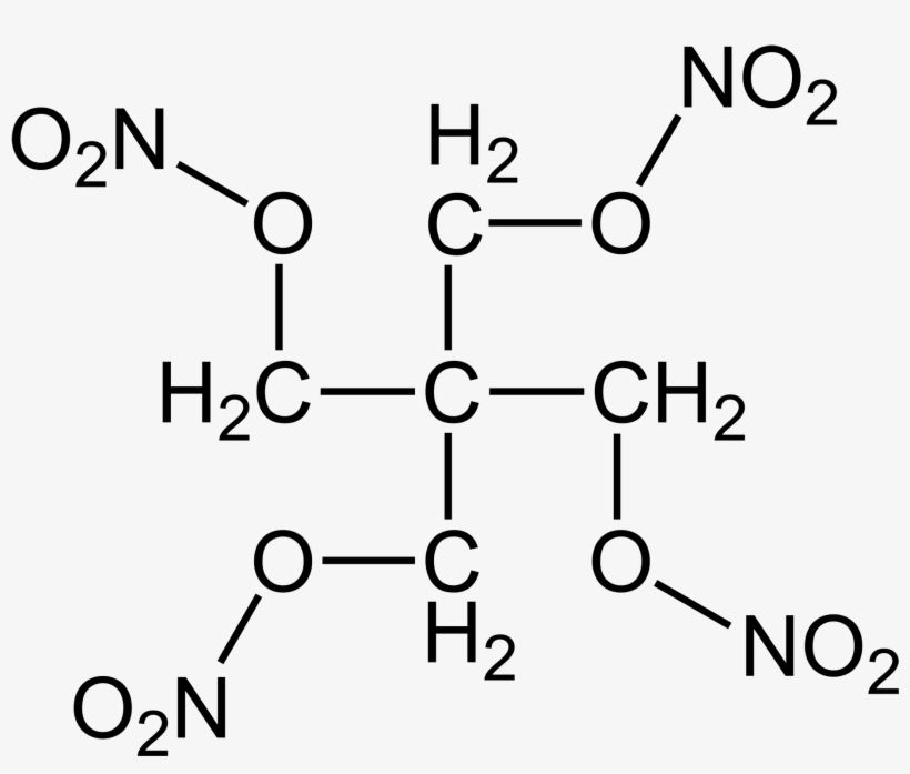 Petn Semistructural Formula 2d - 174 Silane, transparent png