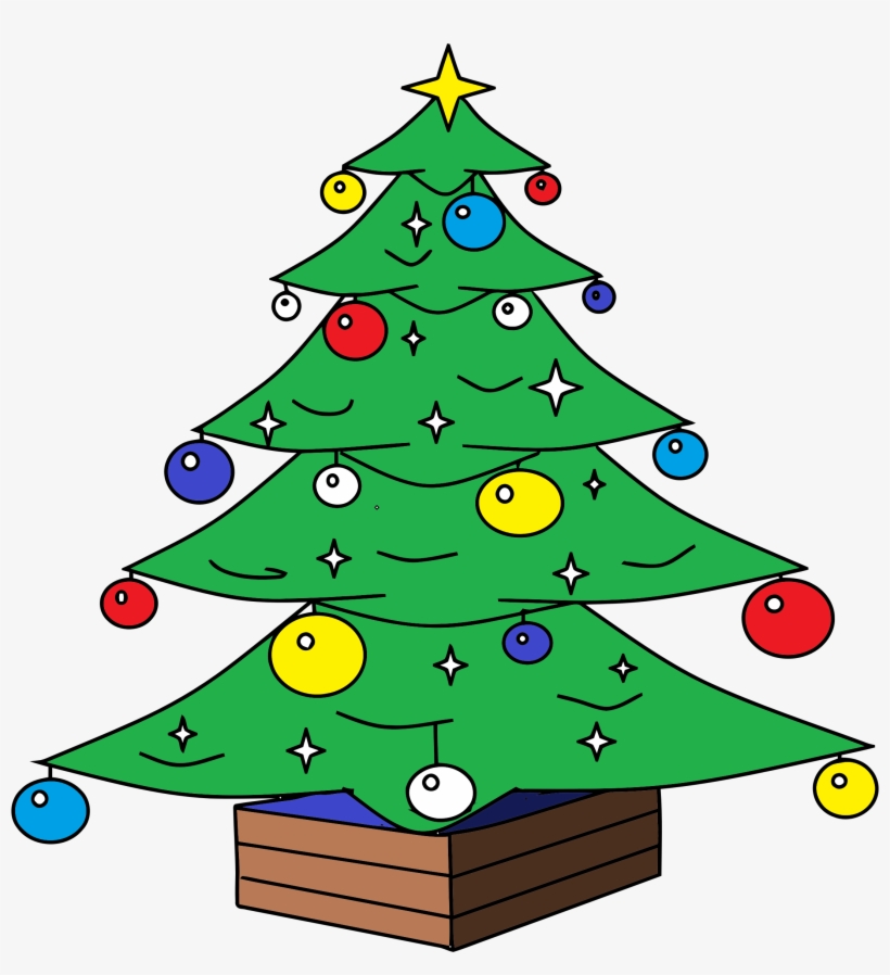 Big Image - Christmas Tree Pillow Case, transparent png