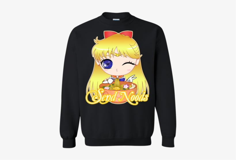 Sailor Venus Send Noods Crewneck Sweater - Rick And Morty Peace Among Worlds Portal, transparent png