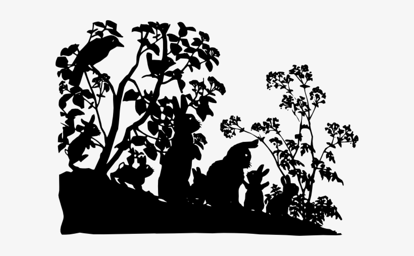 Bewitching Beasts - Woodland Creatures Silhouettes, transparent png