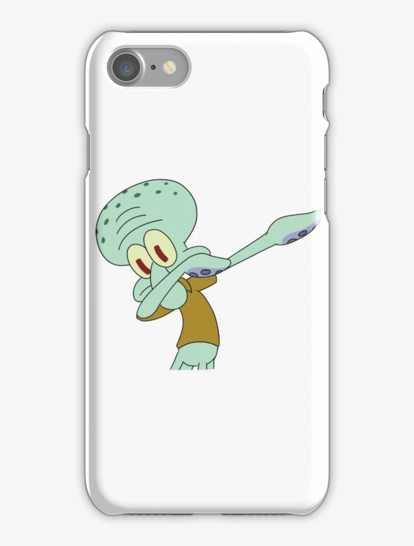 Dabbing Squidward Sticker Iphone 7 Snap Case - Squiddy Dab, transparent png