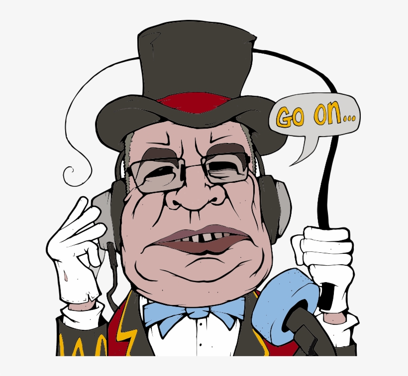 There Is A Jolly Man Who Acts As The Ring Master For - Cartoon, transparent png