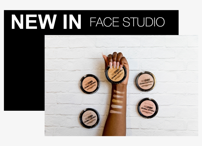 Face Studio Chrome Extreme - Maybelline Master Chrome, transparent png