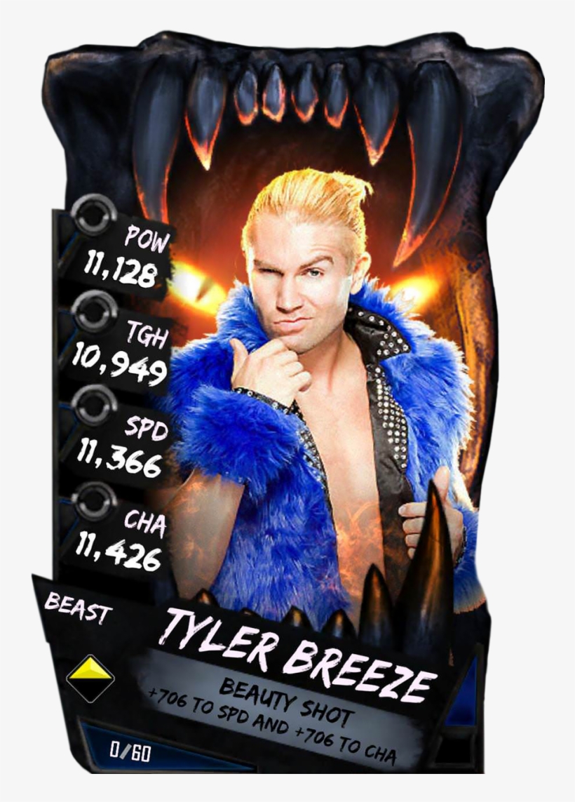 Tylerbreeze S4 16 Beast - Wwe Supercard Beast Cards, transparent png