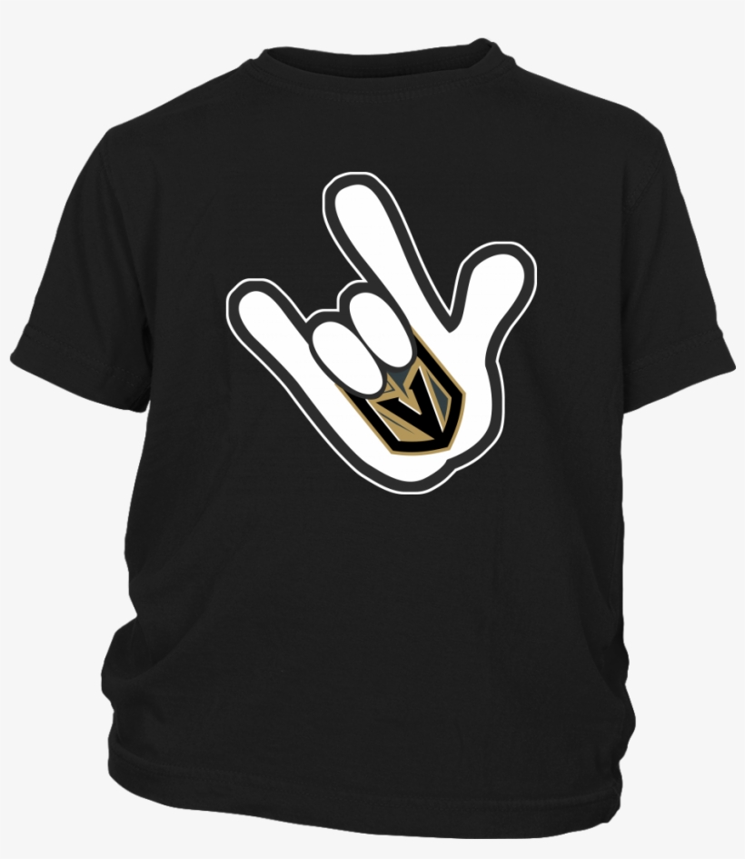 Vegas Golden Knights Mickey Mouse Hand Hockey Shirts - Shirt, transparent png