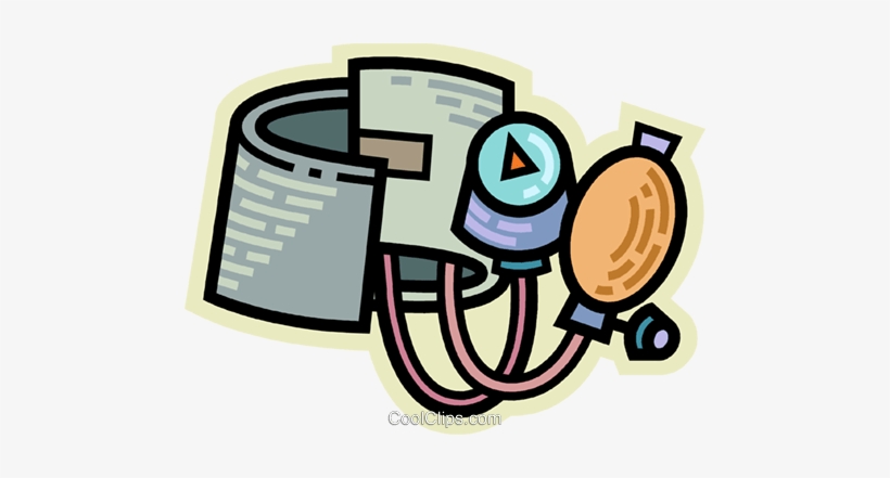 Blood Pressure Gauge Royalty Free Vector Clip Art Illustration - Blood Pressure Vector Png, transparent png
