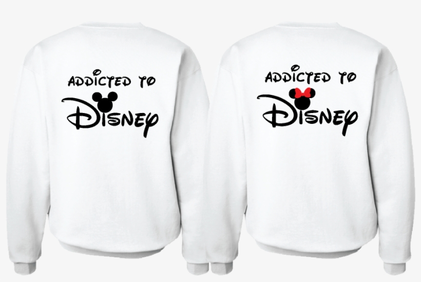 500256 Addicted To Disney - His And Her Tops, transparent png