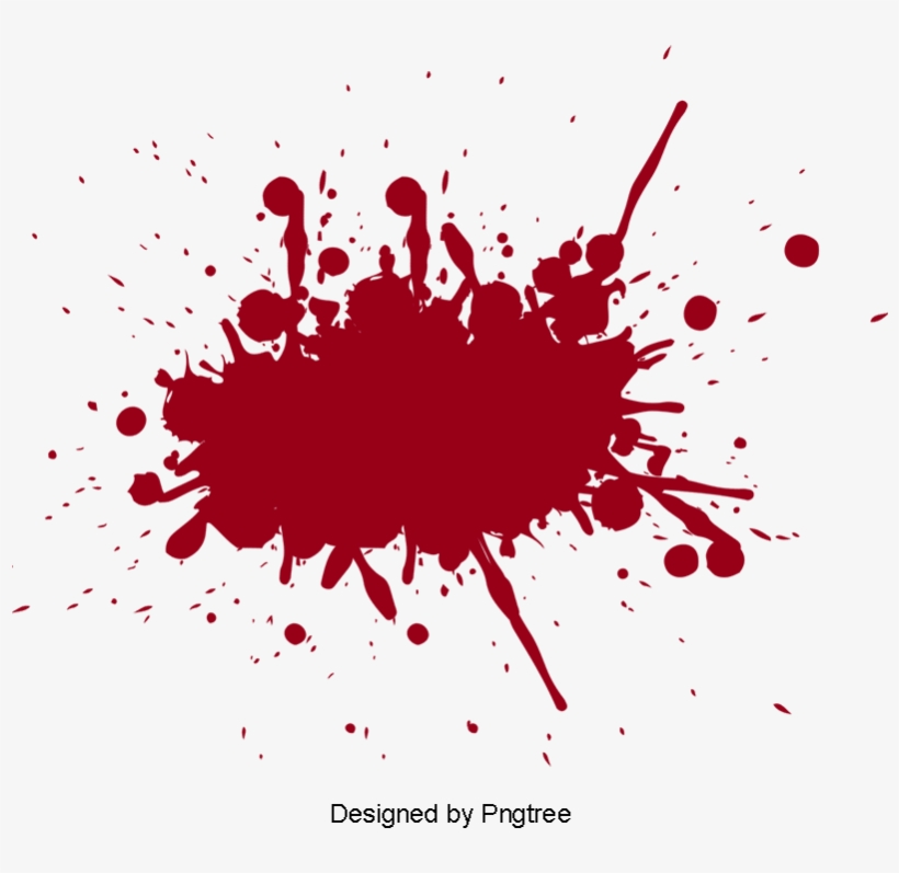 Crime Scene Blood Vector Material Blood Bloodstained - Red Splatter, transparent png