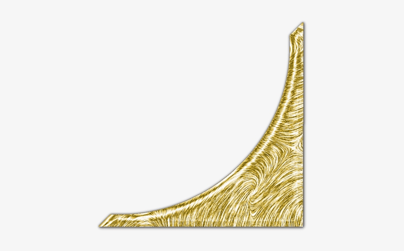 Gold Corner 5d - Digital Scrapbooking, transparent png