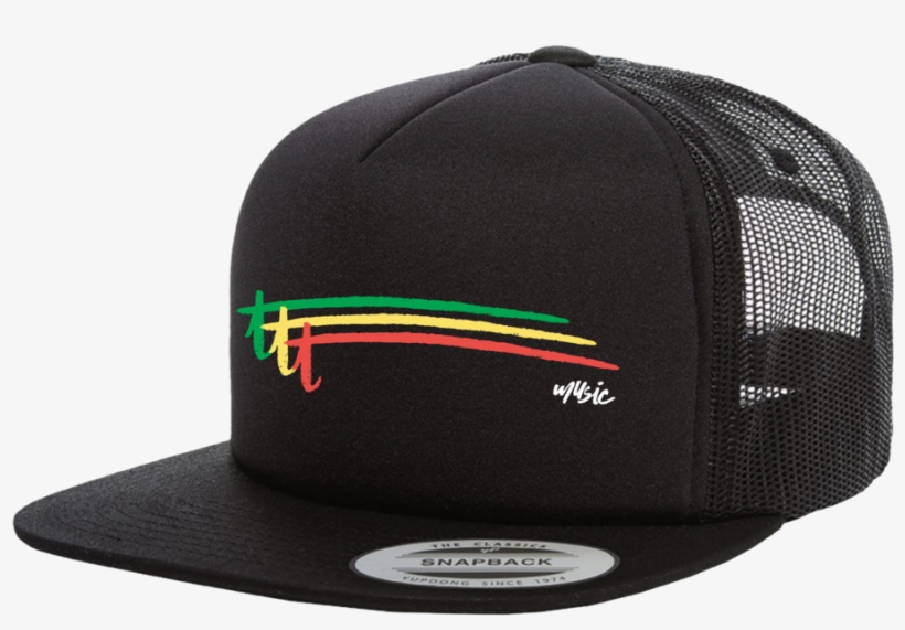 Flexfit Retro Snapback Cap - Trucker Black, transparent png