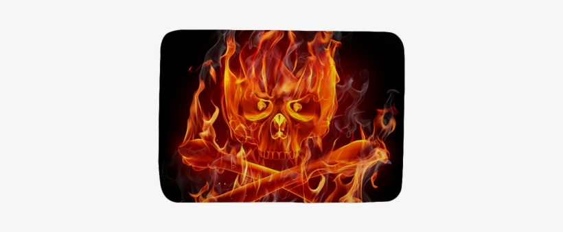 Skull Print Waterproof Shower Curtain, transparent png