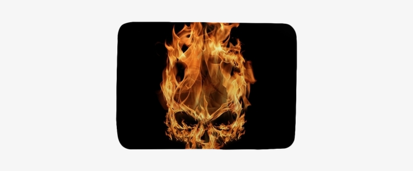Fire Skull, transparent png