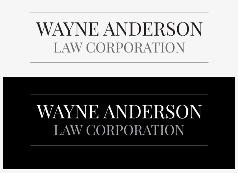 Logo Wayne Anderson Law Corporation - Human Action, transparent png