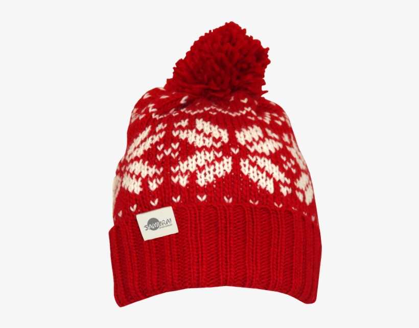 Xmas Booble Hat Red/white - Samurai Sportswear Knitted Bobble Hat Red/white, transparent png