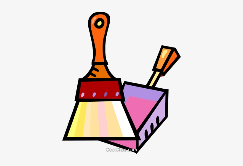 Wisk And Dust Pan Royalty Free Vector Clip Art Illustration - Dustpan, transparent png
