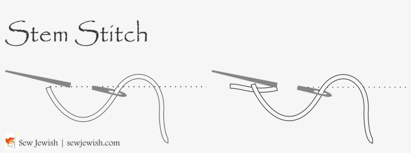 Stem Stitch Embroidery Diagram - Wood Sign: Be Still, transparent png