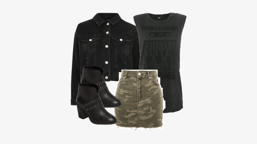 Cora Inspired Outfit - Motorcycle Boot, transparent png