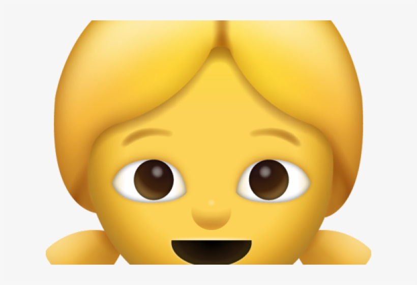 Emoji Face Clipart Girl - Two Women Emoji Png, transparent png