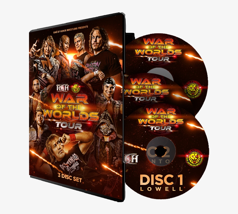 3-disc Dvd Own All 3 Events Featuring Top Stars From - 新 日本 プロレス 2018 Dvd, transparent png